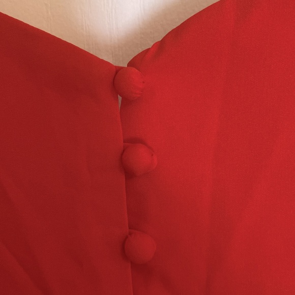 Summer long Red Flowey Dress - Picture 6 of 13